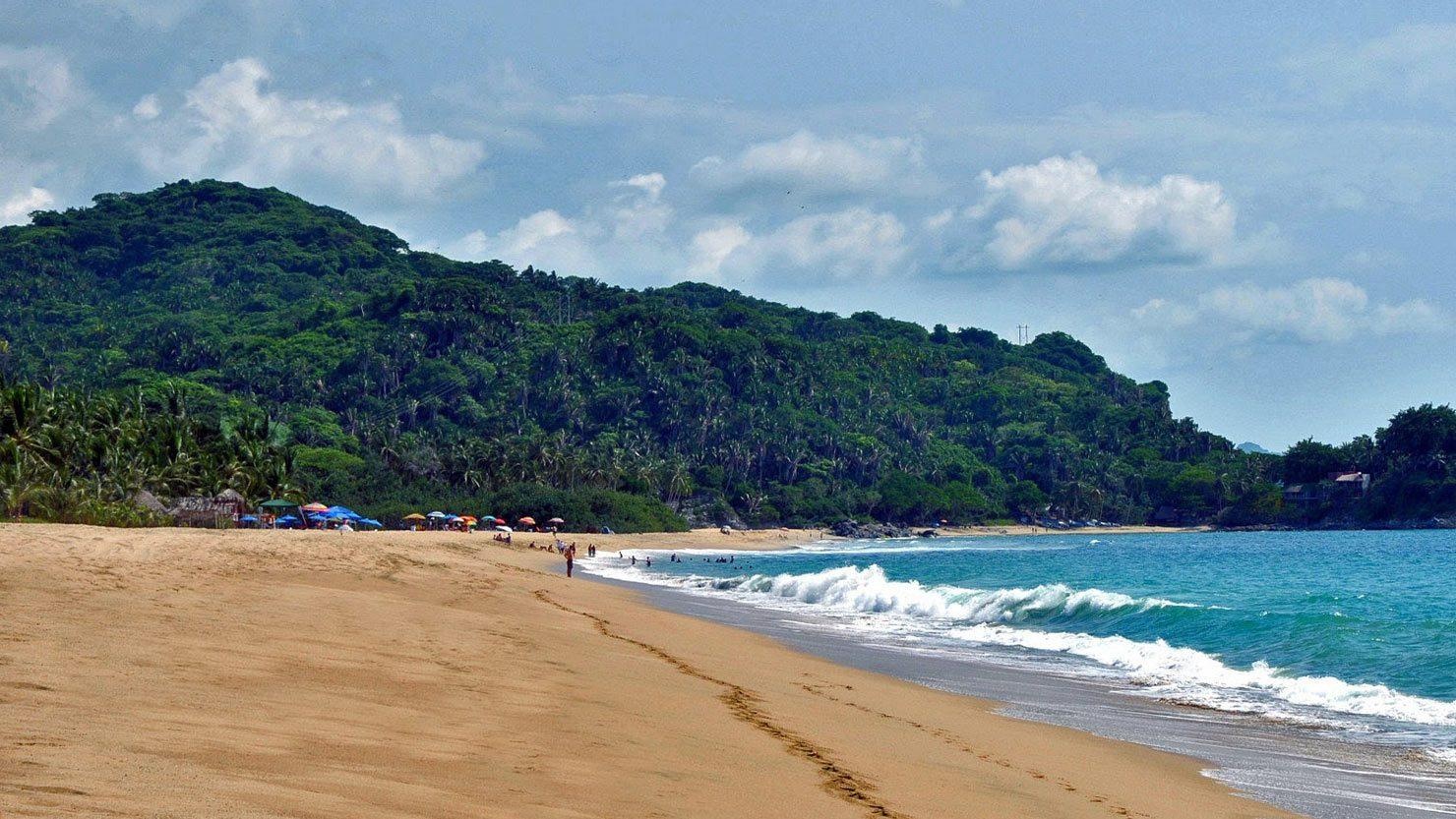 playa lo de Marcos es de los sitios buscados por los más aventureros.